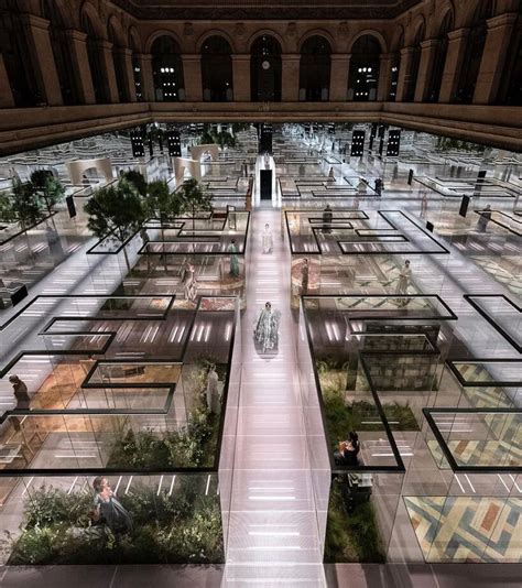 bureau betak erects glass maze for FENDI's SS21 